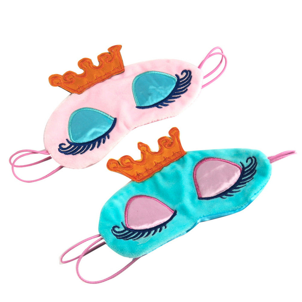 Princess Crown Fantasy Eyes Cover Travel Sleeping Blindfold Shade Eye Mask  Hot Selling