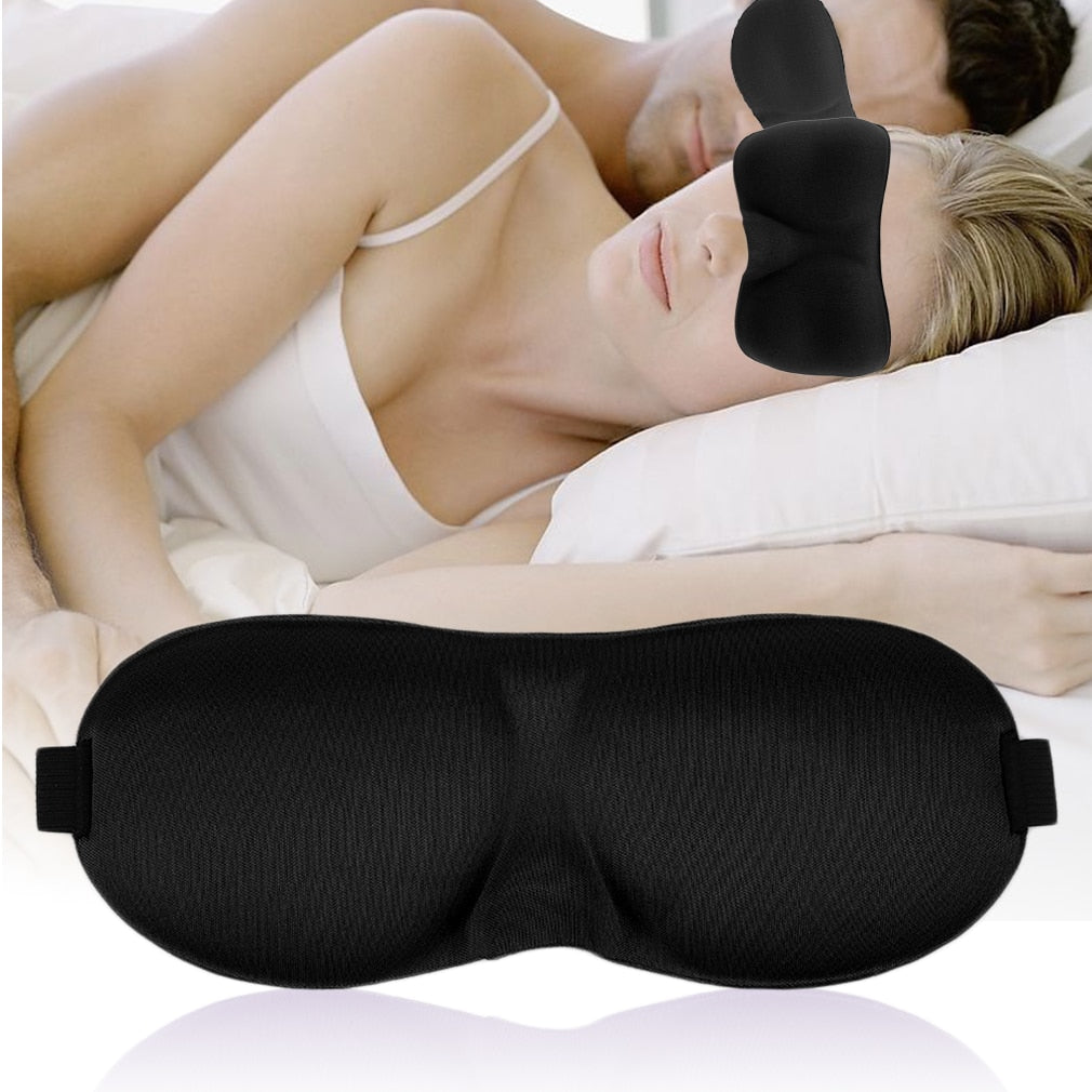 Sponge Goggles Soft Polyester Sleeping Eye Mask 3D Eyeshade Ecellent Nap Cover Blindfold Travel Rest Eye Cover health care