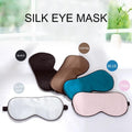 Adjustable Pure Silk Sleep Rest Cover Shade Eyepatch Portable Blindfold