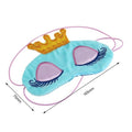 1 pcs Princess Crown Fantasy Eyes Cover Travel Sleeping Blindfold Shade Eye Mask health care blue/pink