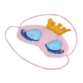 1 pcs Princess Crown Fantasy Eyes Cover Travel Sleeping Blindfold Shade Eye Mask health care blue/pink